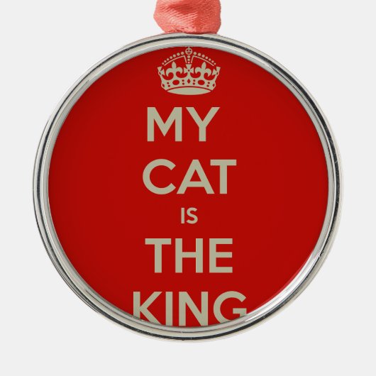 CAT-quote Metalen Ornament (Voorkant)