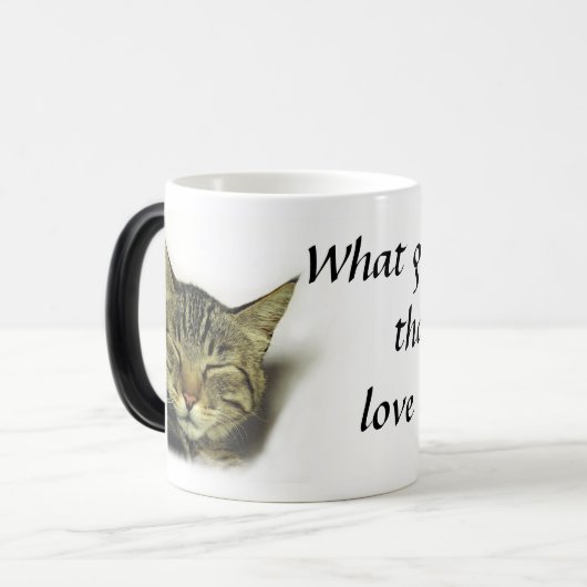 Cat quote mok (kleurwijziging) (Voorkant links)