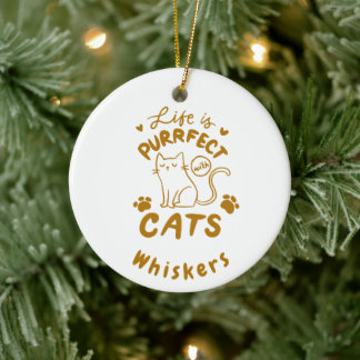 Cat Quote Pet Naam Keramisch Ornament