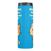 Cat quote quiereme mimame y hazme feliz thermosbeker (Achterkant)