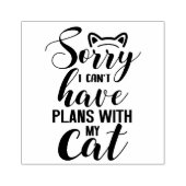 Cat Quote Rubber Stempel (Afrduk)