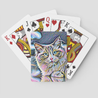 Cat ragdoll kitten pokerkaarten