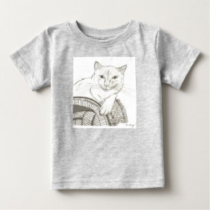 Cat Ragdoll Portrait Baby Organic Creeper