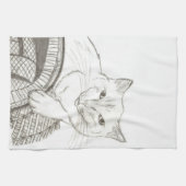 Cat Ragdoll Portrait Kitchen Towels Theedoek (Horizontaal)
