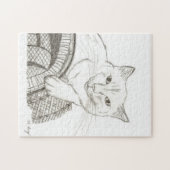 Cat Ragdoll Portrait Puzzle Legpuzzel (Horizontaal)