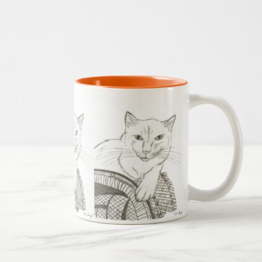 Cat Ragdoll Portret Mok (Rechts)