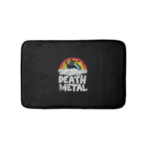 Cat Rainbow Heavy Metal Band Kinder Gothic Funny D Badmat