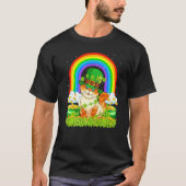 Cat Rainbow Leprechaun Cat St Patrick's Day T-shirt (Voorkant)
