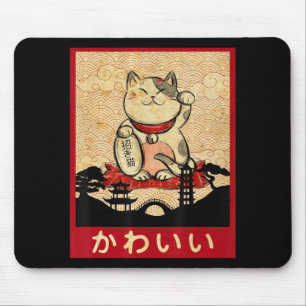 Cat Ramen Bowl Anime Japanse noedels Kawaii Neko Muismat