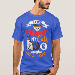 Cat Ramen Bowl Chicken Noodle Soup Japans 171 T-shirt