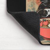 Cat Ramen Japanese Funny Graphic Kawaii Anime  Muismat (Hoek)