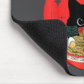 Cat Ramen Japanese Funny Graphic Tees Kawaii Cat A Muismat (Hoek)