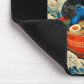 Cat Ramen Japanese Funny Graphic Tees Kawaii Cat A Muismat (Hoek)