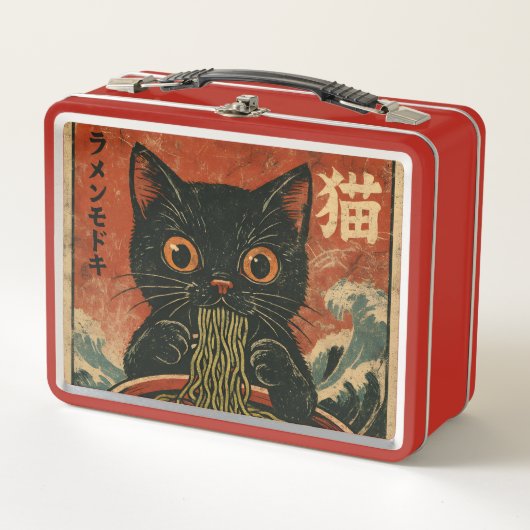 Cat Ramen Japanse Grappige Grafische Kawaii Kat An (Voorkant)