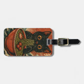 Cat Ramen Japanse Grappige Grafische Kawaii Kat An Bagagelabel (Voorkant horizontaal)