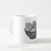 Cat Ramen Kawaii Koffiemok (Voorkant links)