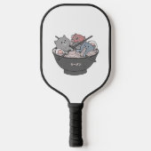 Cat Ramen Kawaii Pickleball Paddle (Voorkant)