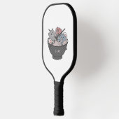 Cat Ramen Kawaii Pickleball Paddle (Links)