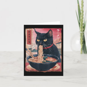 Cat Ramen Noodle Japanese Anime Kawaii Gifts Manne Kaart