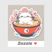 Cat ramen sticker (Vel)