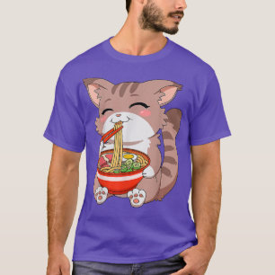 Cat Ramen T Japans Kawaii Anime T-shirt