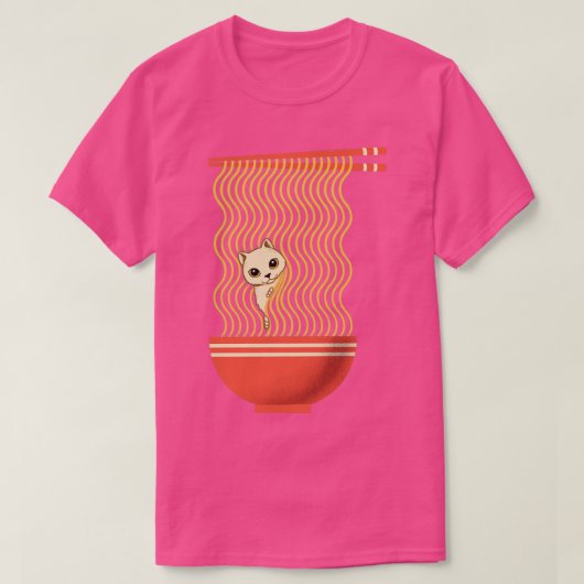 Cat Ramen T-shirt (Design voorkant)