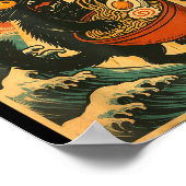 Cat Ramen Ufo Funny Japanese Anime Tee Men Women T Poster (Hoek)