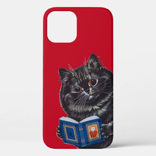 Cat Reading a Book, Louis Wain Case-Mate iPhone Case (Achterkant)
