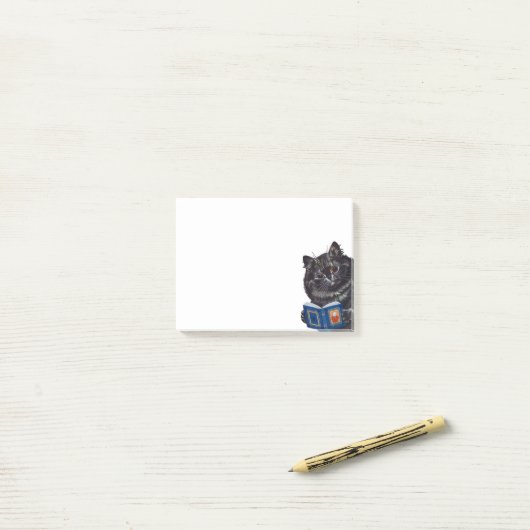 Cat Reading a Book, Louis Wain Post-it® Notes (Op bureau)