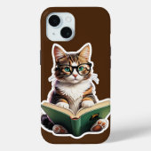Cat Reading Book Case-Mate iPhone Case (Achterkant)