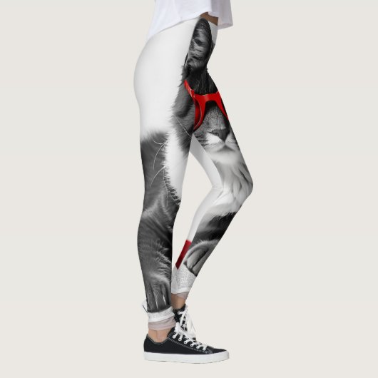 Cat Reading Book Leggings (Rechts)