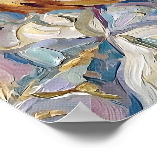 Cat Reading In Bed Cute Wall Art Poster Print (Hoek)