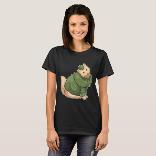 Cat rechercheur t-shirt (Voorkant volledig)