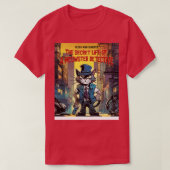 Cat rechercheur t-shirt (Design voorkant)