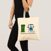 Cat Recyclen at Tote Bag (Voorkant (product))