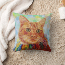 Cat Red Ginger Sierkussen Home Decor