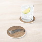 Cat reeks-Serval Savannah Cat-Onderzetter Zandsteen Onderzetter (Zijkant)