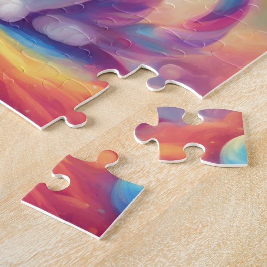 Cat. regenboogstaart legpuzzel (Zijkant)