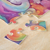 Cat. regenboogstaart legpuzzel (Zijkant)