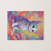 Cat. regenboogstaart legpuzzel (Horizontaal)