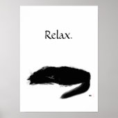 Cat Relax Poster (Voorkant)