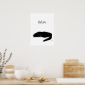 Cat Relax Poster (Keuken)