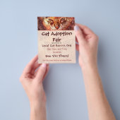Cat Rescue Event Flyer (Hand)