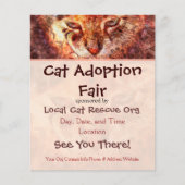 Cat Rescue Event Flyer (Voorkant)