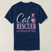 Cat Rescue Gift Feral Kittens Homeless Cats Shelte T-shirt (Design voorkant)