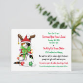 Cat Rescue Kerstmis Open Huis Kaart (Staand voorkant)