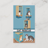 Cat Rescue Visitekaartje (Voorkant)
