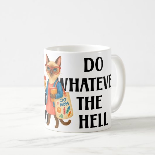 Cat retirement themed for Cat lovers Koffiemok (Voorkant rechts)