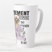 Cat retirement themed for Cat lovers Latte Mug Mok (Rechterhoek)