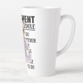 Cat retirement themed for Cat lovers Latte Mug Mok (Rechts)